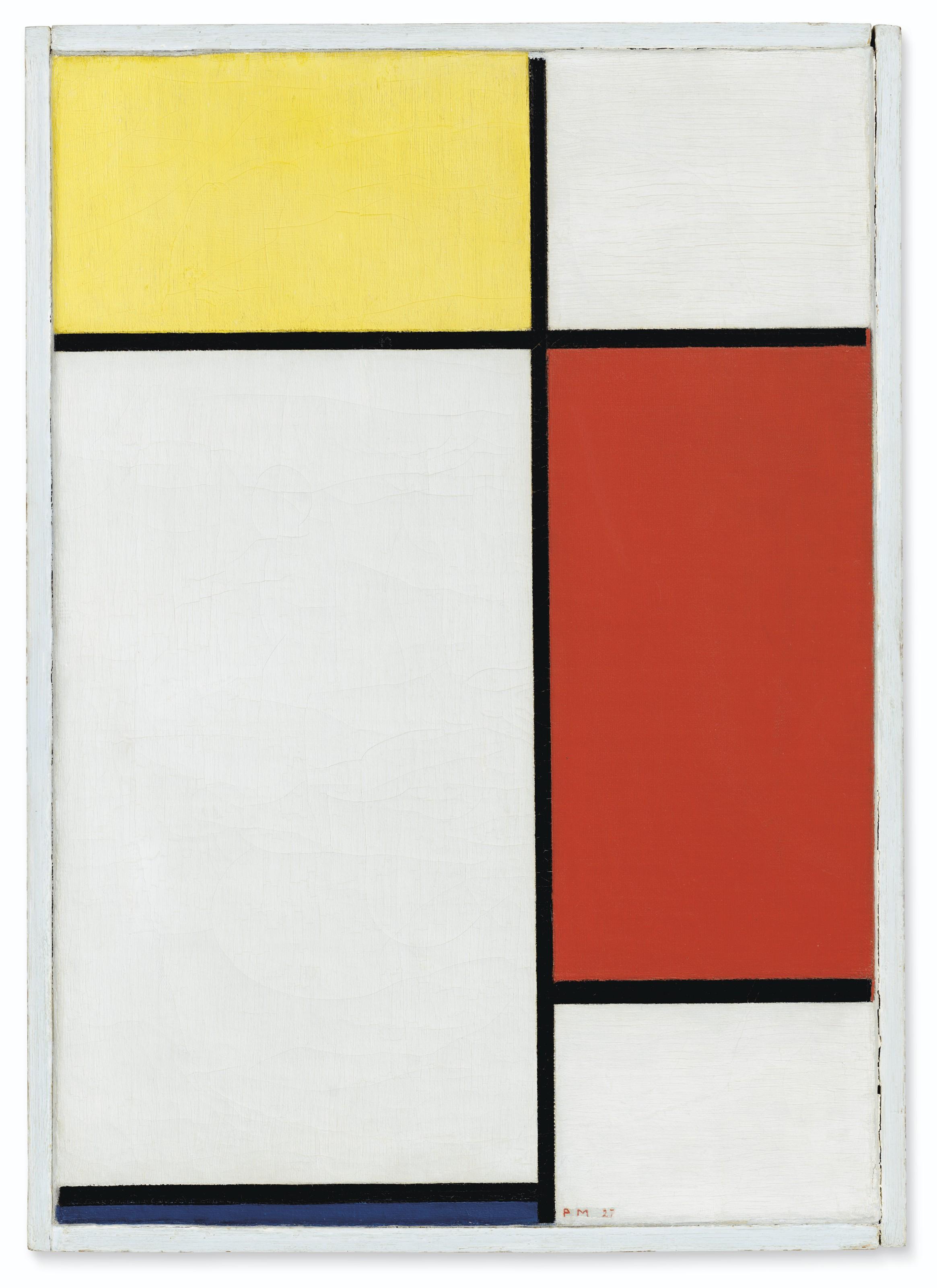 Piet Mondrian - Composition: No. Ii, With Yellow, Red And Blue