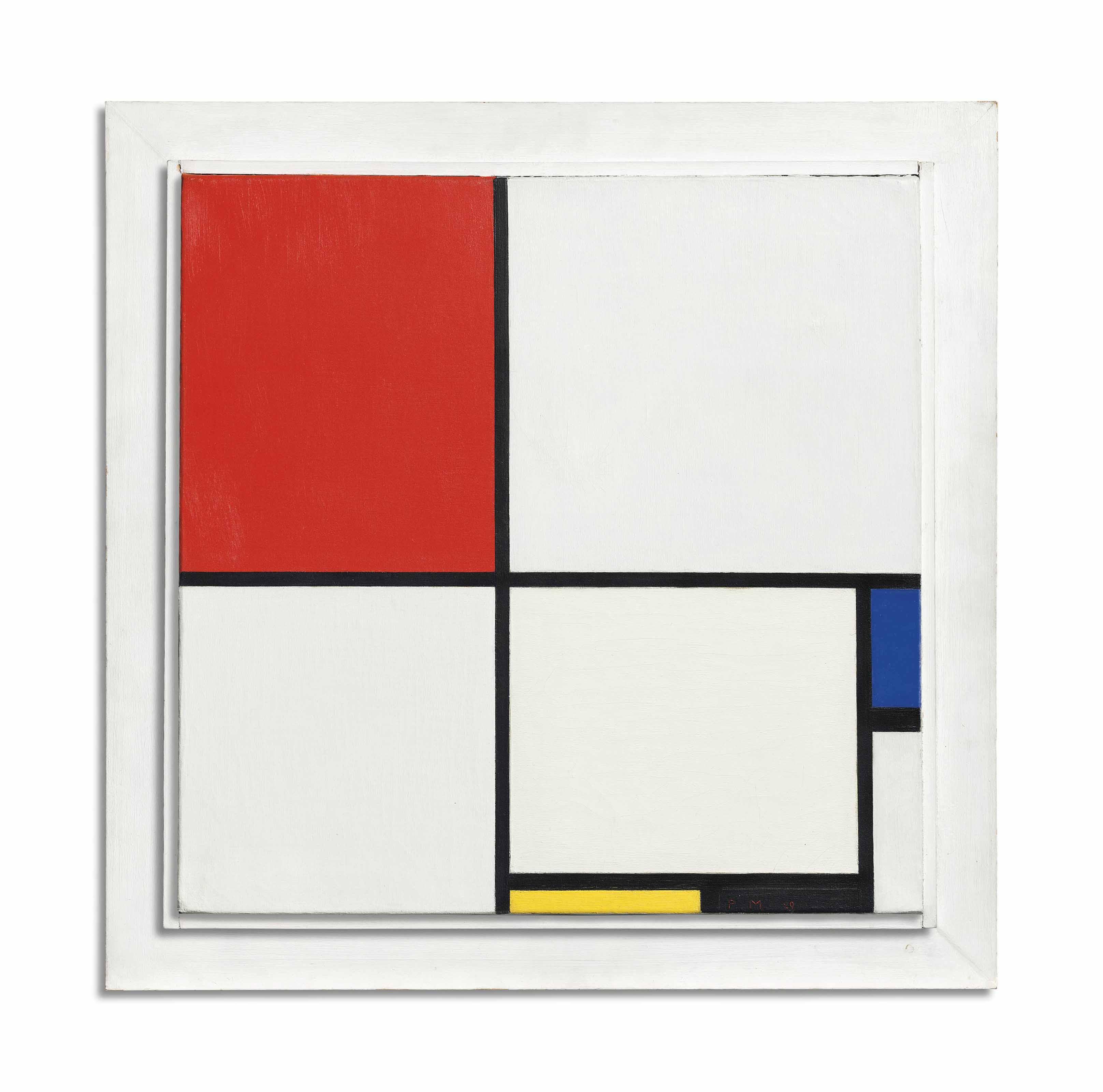 Piet Mondrian - Composition No. III, with Red, Blue, Yellow, and Black, 1929