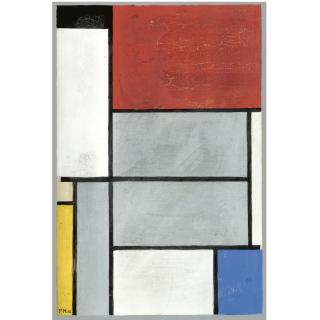 Piet Mondrian - Composition With Black, Red, Grey, Yellow And Blue