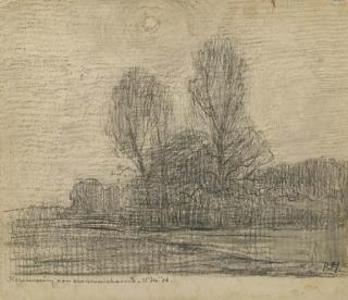 Piet Mondrian - Herinnering Aan Een Musiekavond (Memories of A Music Evening)