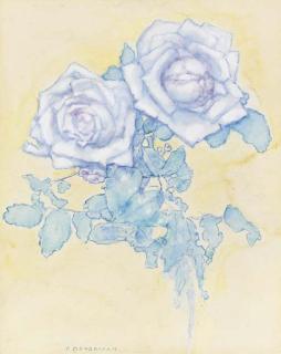 Piet Mondrian - Two Roses