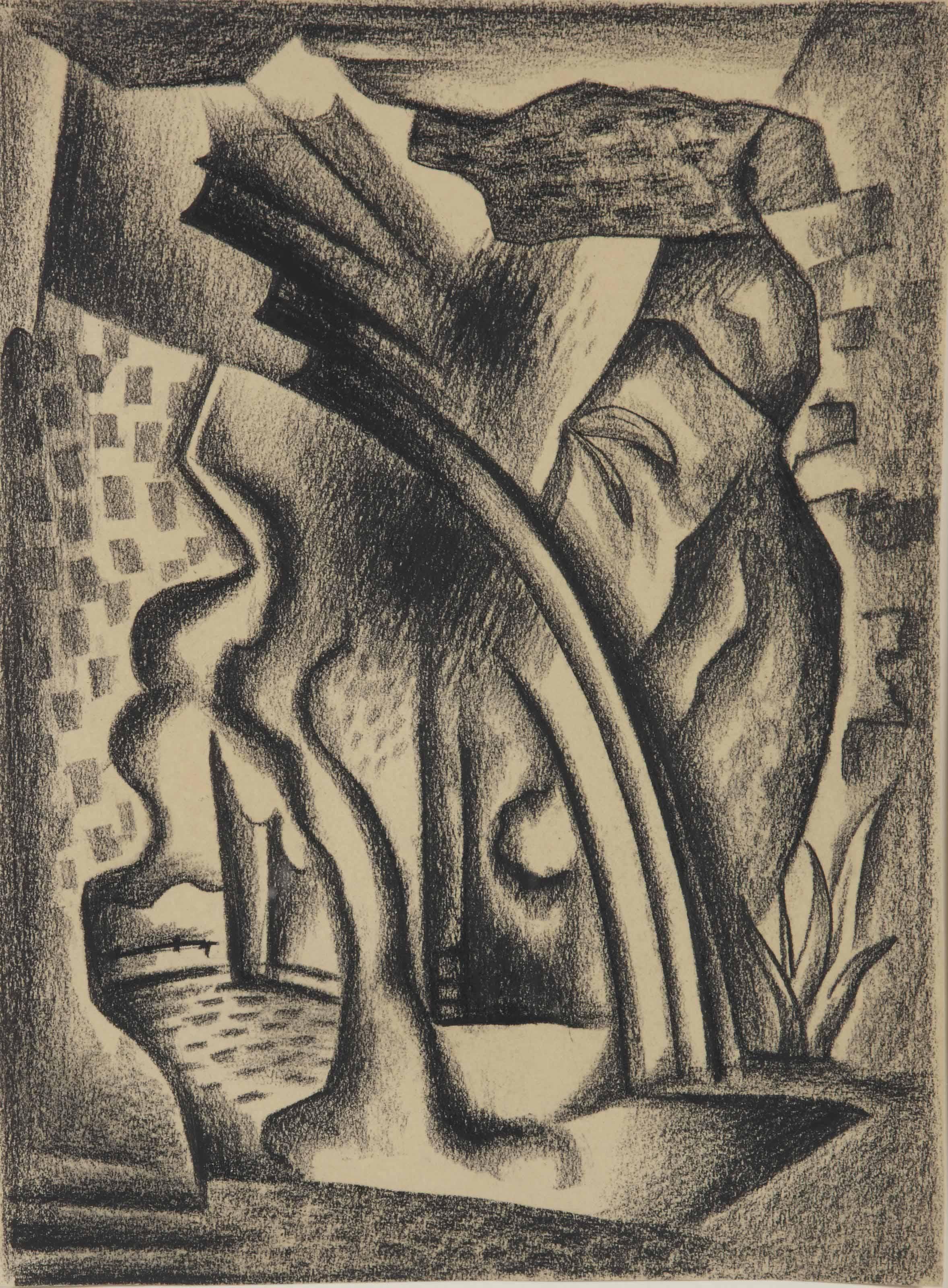 Piet Ouborg - Garden In Tjitjoeroeg, Java