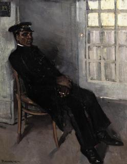 Piet van der Hem - De portier: A Cigarette Break