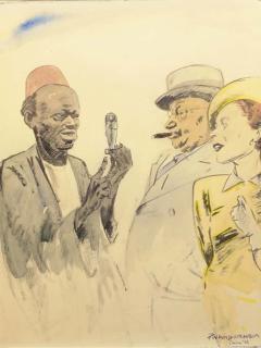 Piet van der Hem - Haggling in Cairo