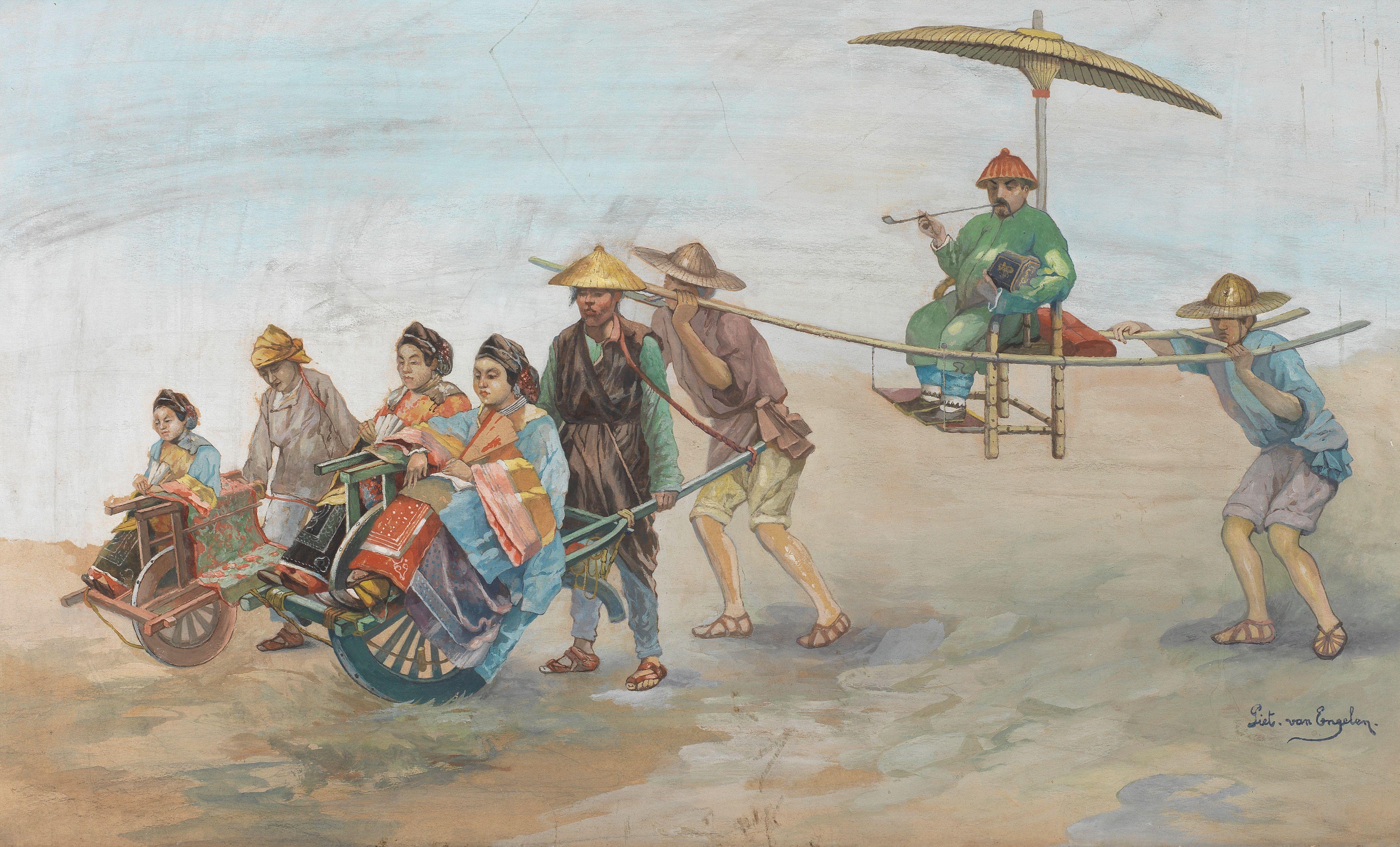 Piet van Engelen - Chinese travellers