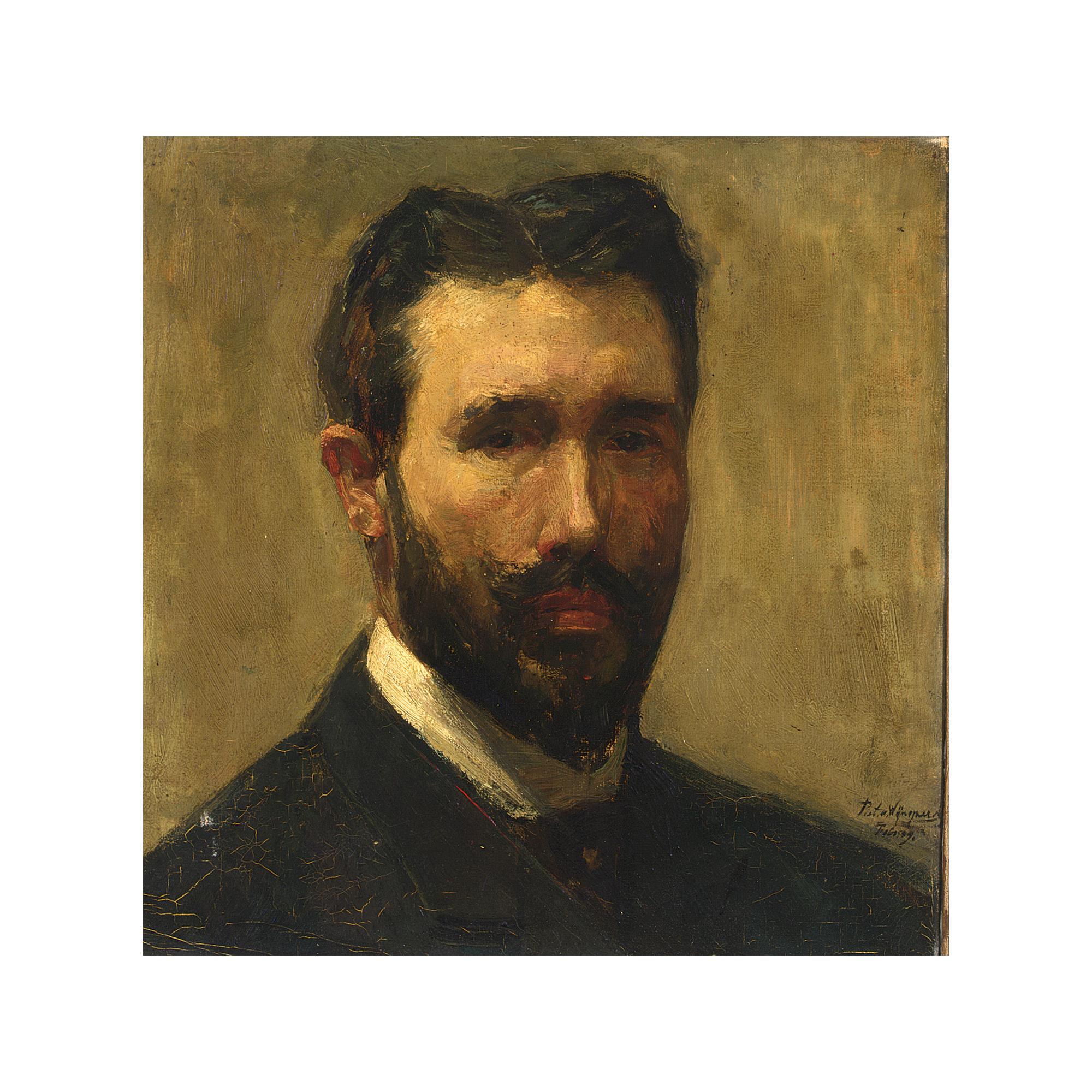 Piet van Wijngaerdt - A Selfportrait Of The Artist