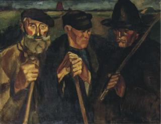 Piet van Wijngaerdt - Drie boeren - Three farmers