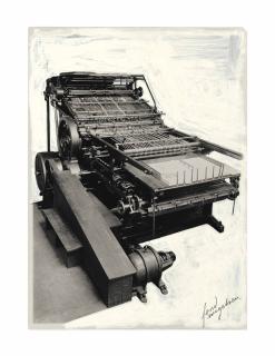 Piet Zwart - Untitled (Printing Press), c. 1939