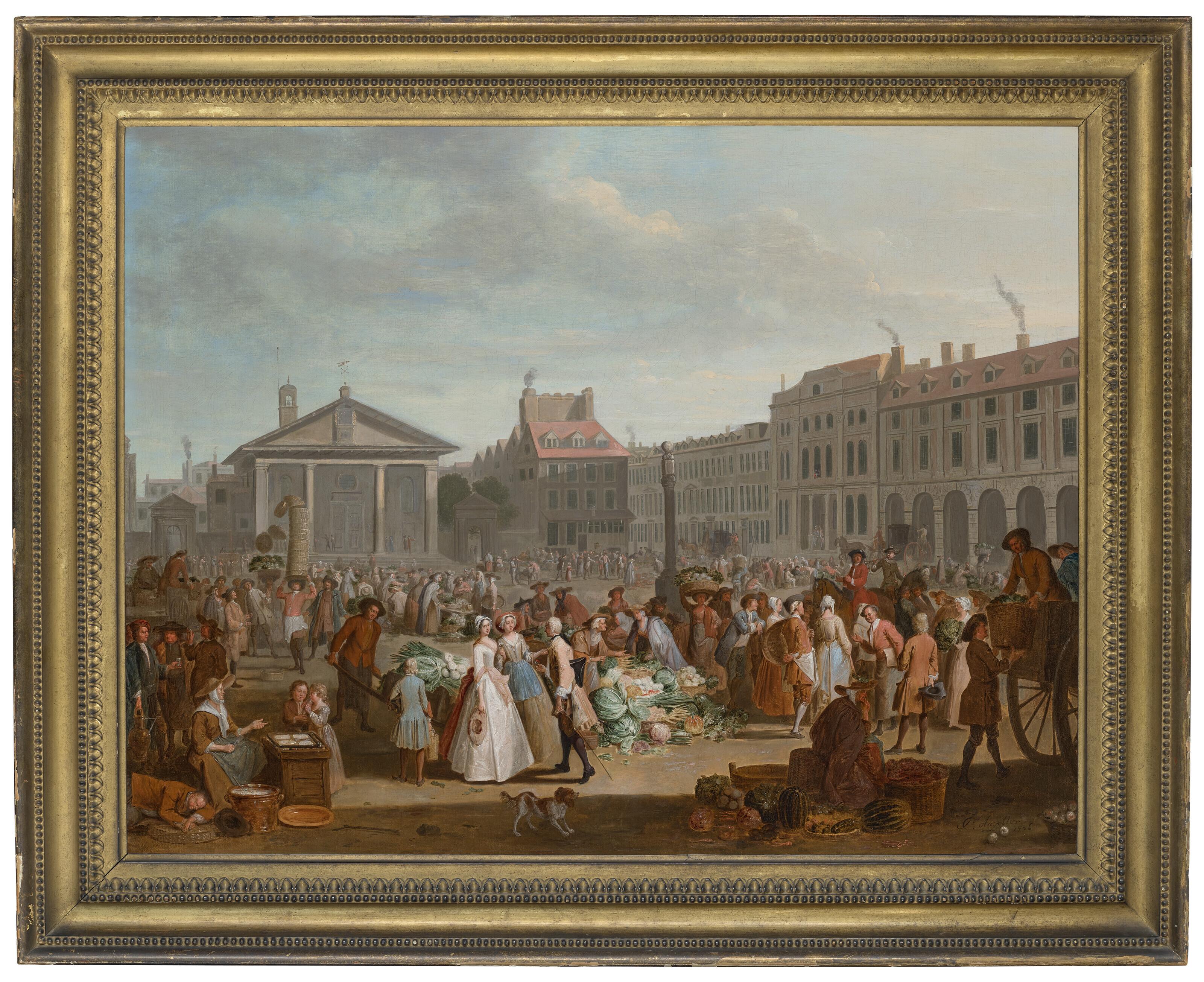 Pieter Angellis - Covent Garden vegetable market