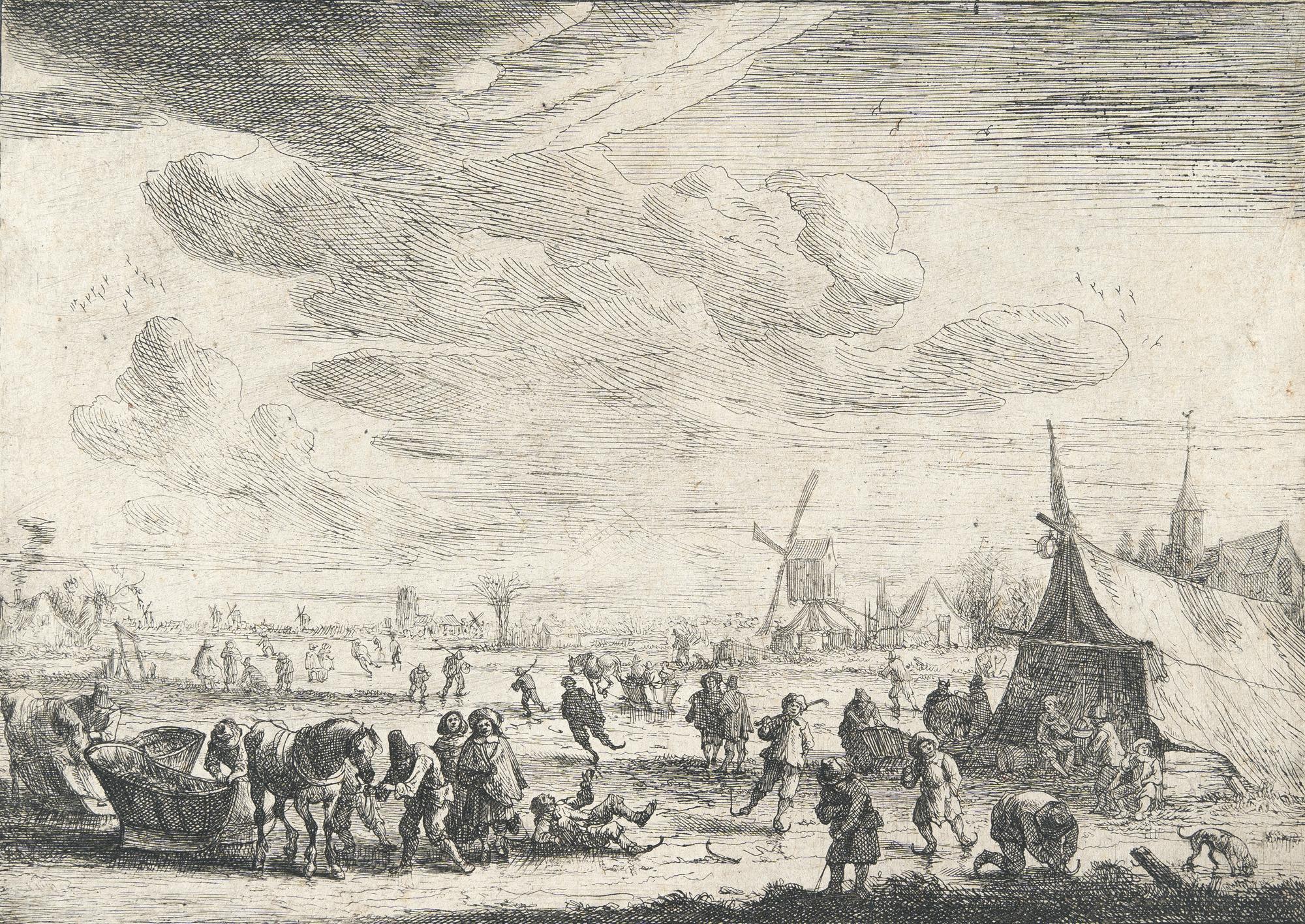 Pieter Bout - Die Schlittschuhläufer