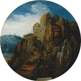 Pieter Breughel The Younger - A Mountainous Landscape (La Source)