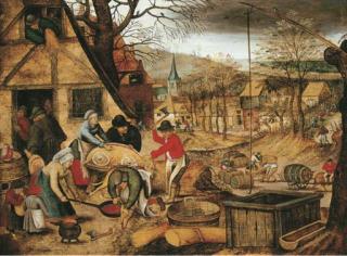 Pieter Breughel The Younger - Autumn: An Allegory of one of the Four Seasons
