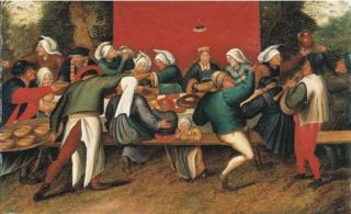 Pieter Breughel The Younger - The wedding feast