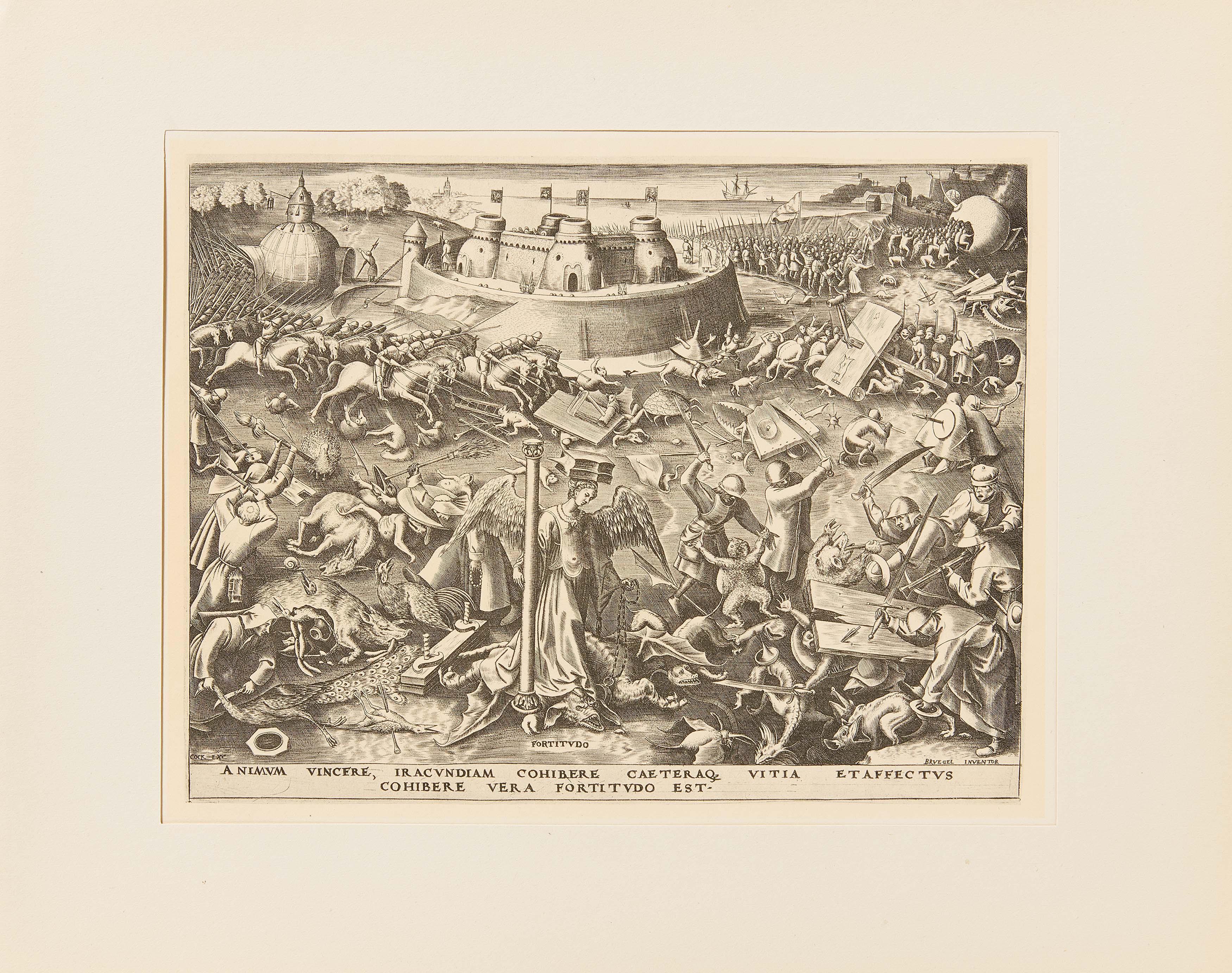 Pieter Brueghel Der Ältere - Die Sieben Todsünden Und Die Sieben Haupttugenden.