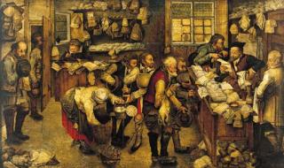Pieter Brueghel II - The Collector of Tithes