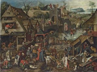 Pieter Brueghel II - The Flemish Proverbs
