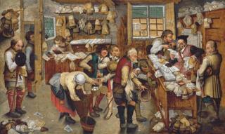 Pieter Brueghel II - The Payment of the Tithes
