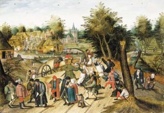 Pieter Brueghel II - The return from the fair