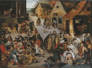 Pieter Brueghel II - The Seven Acts of Mercy