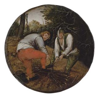 Pieter Brueghel II - The Wood Cutters