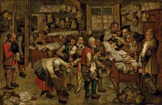 Pieter Brueghel Le Jeune - Le Paiement De La Dîme