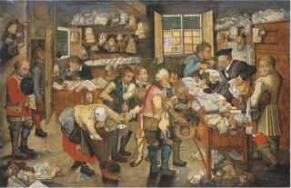 Pieter Brueghel Le Jeune - Le Paiement de La Dîme