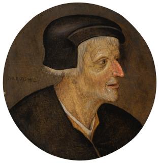 Pieter Brueghel The Younger - Head Of A Peasant, Wearing A Black Cap