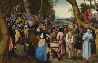 Pieter Brueghel the Younger - Saint John The Baptist Preaching To The Masses In The Wilderness
