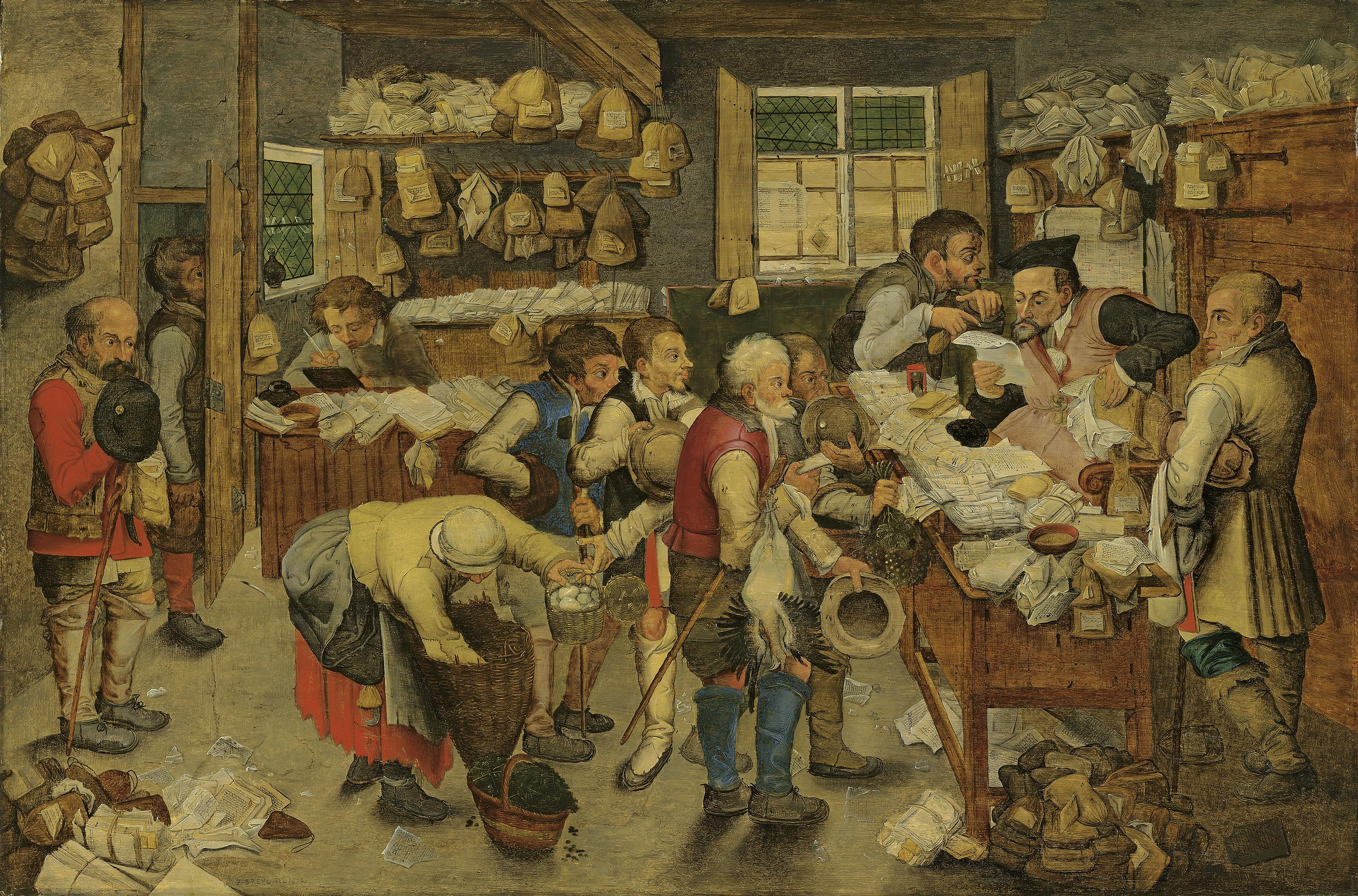 Pieter Brueghel, The Younger - The Payment of the Tithes