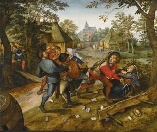 Pieter Brueghel The Younger - The Peasants\' Brawl – \'La Rixe Des Paysans\'