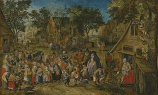 Pieter Brueghel The Younger - The Whitsun Bride