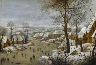 Pieter Brueghel The Younger - Winter Landscape With A Bird Trap