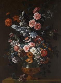 Pieter Casteels III - A Still Life Of Flowers