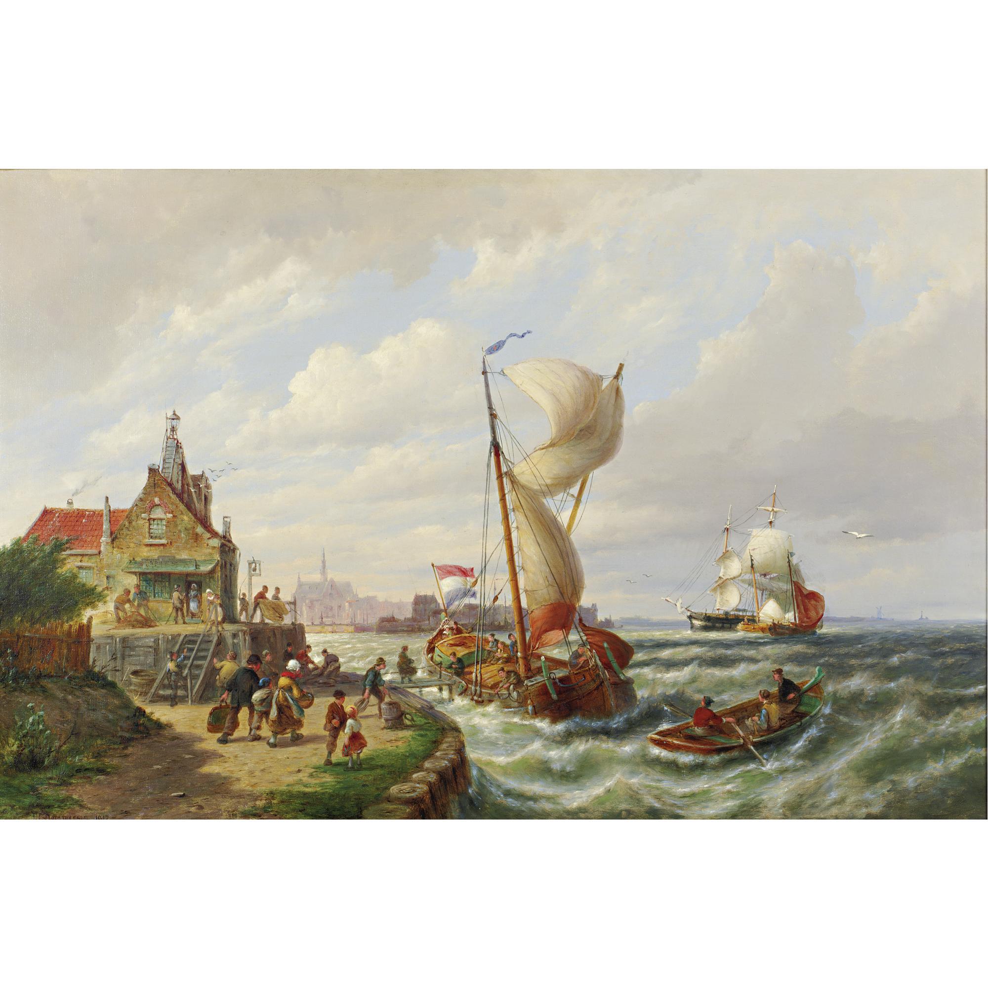 Pieter Christian Dommersen - Flushing, Holland