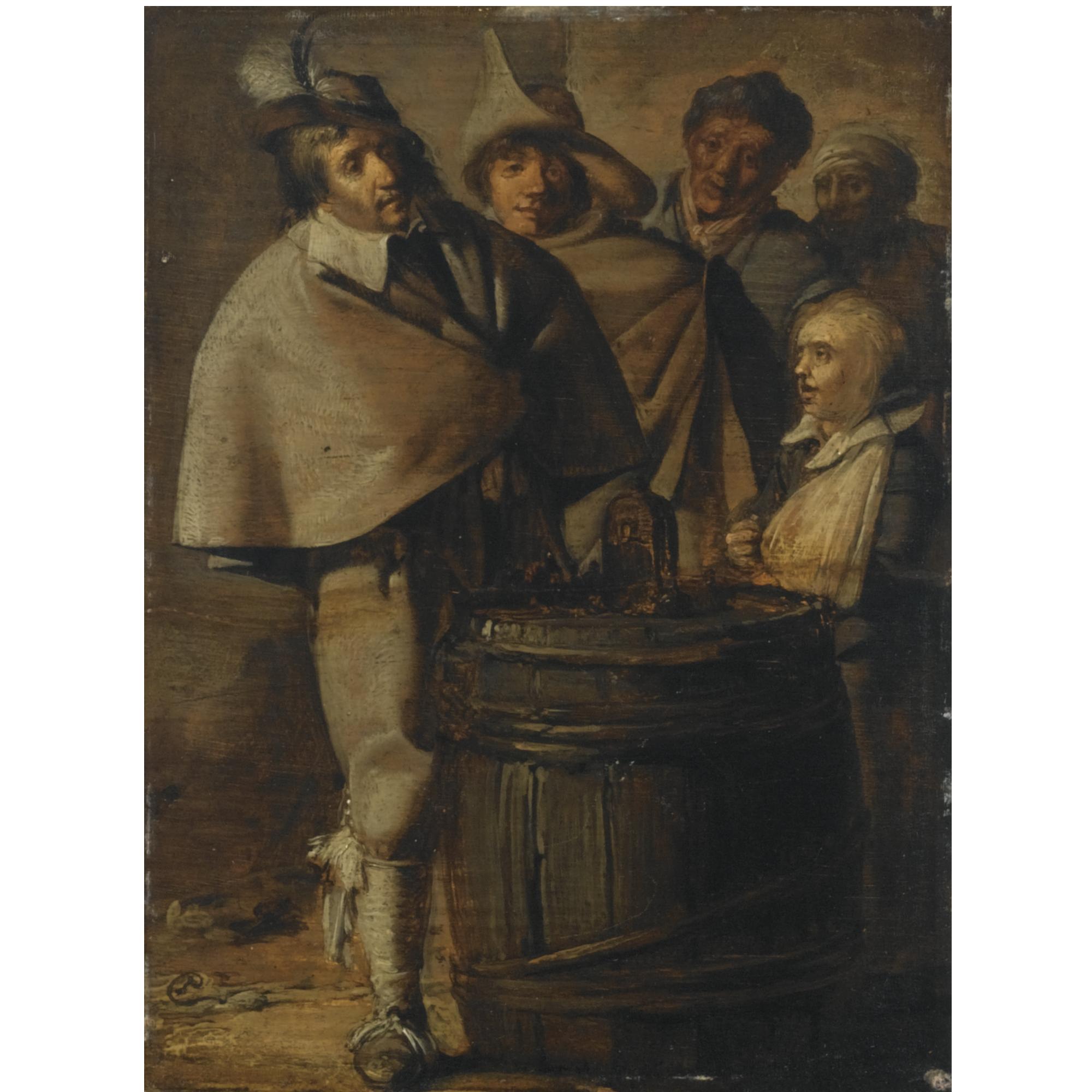 Pieter Codde - Guards Around A Barrel
