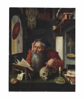 Pieter Coecke Van Aelst I - Saint Jerome In His Study