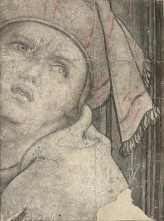 Pieter Coecke van Aelst - Head of a man in a turban looking upwards; and A bearded man looking upwards