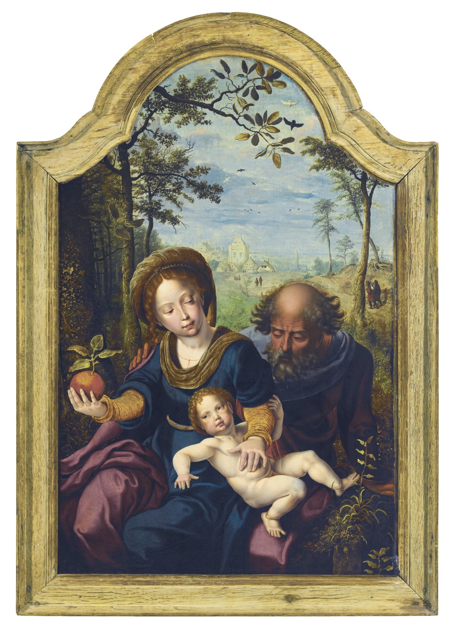 Pieter Coecke Van Aelst - The Rest On The Flight Into Egypt