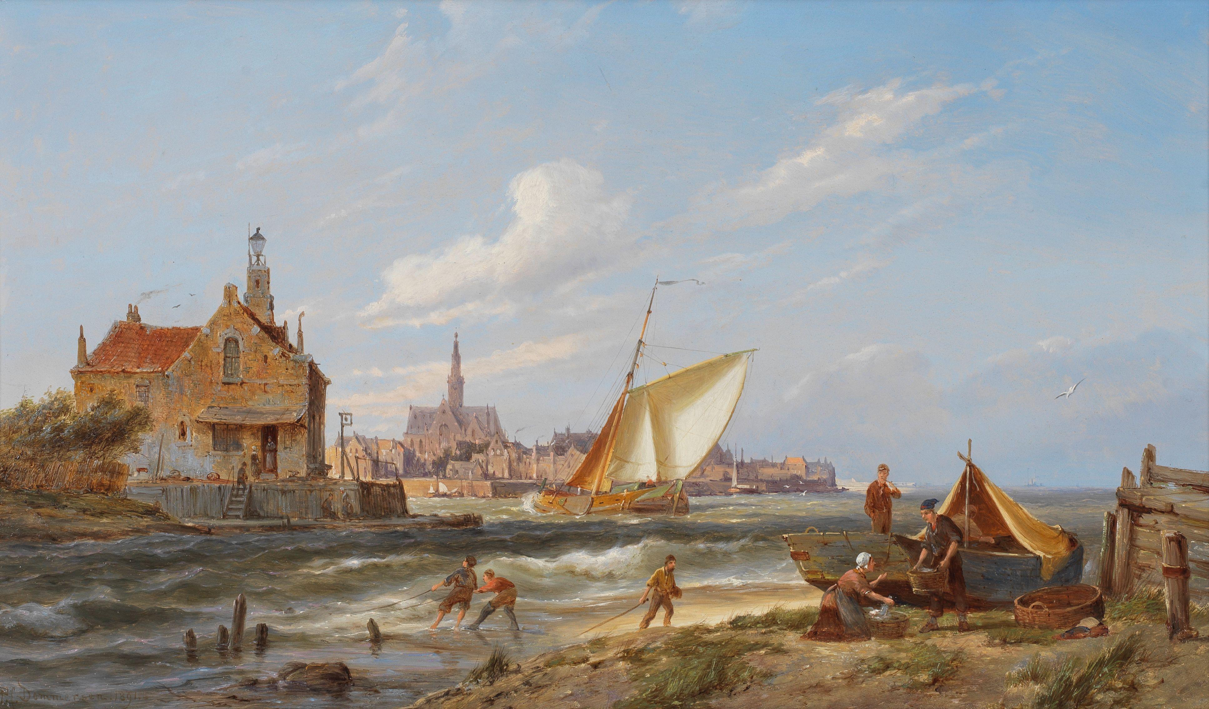 Pieter Cornelis Dommersen - Flushing, Holland