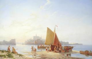 Pieter Cornelis Dommersen - Kampen On The Zuider-Zee