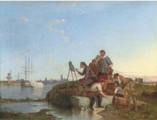 Pieter Cornelis Dommersen - The Artist