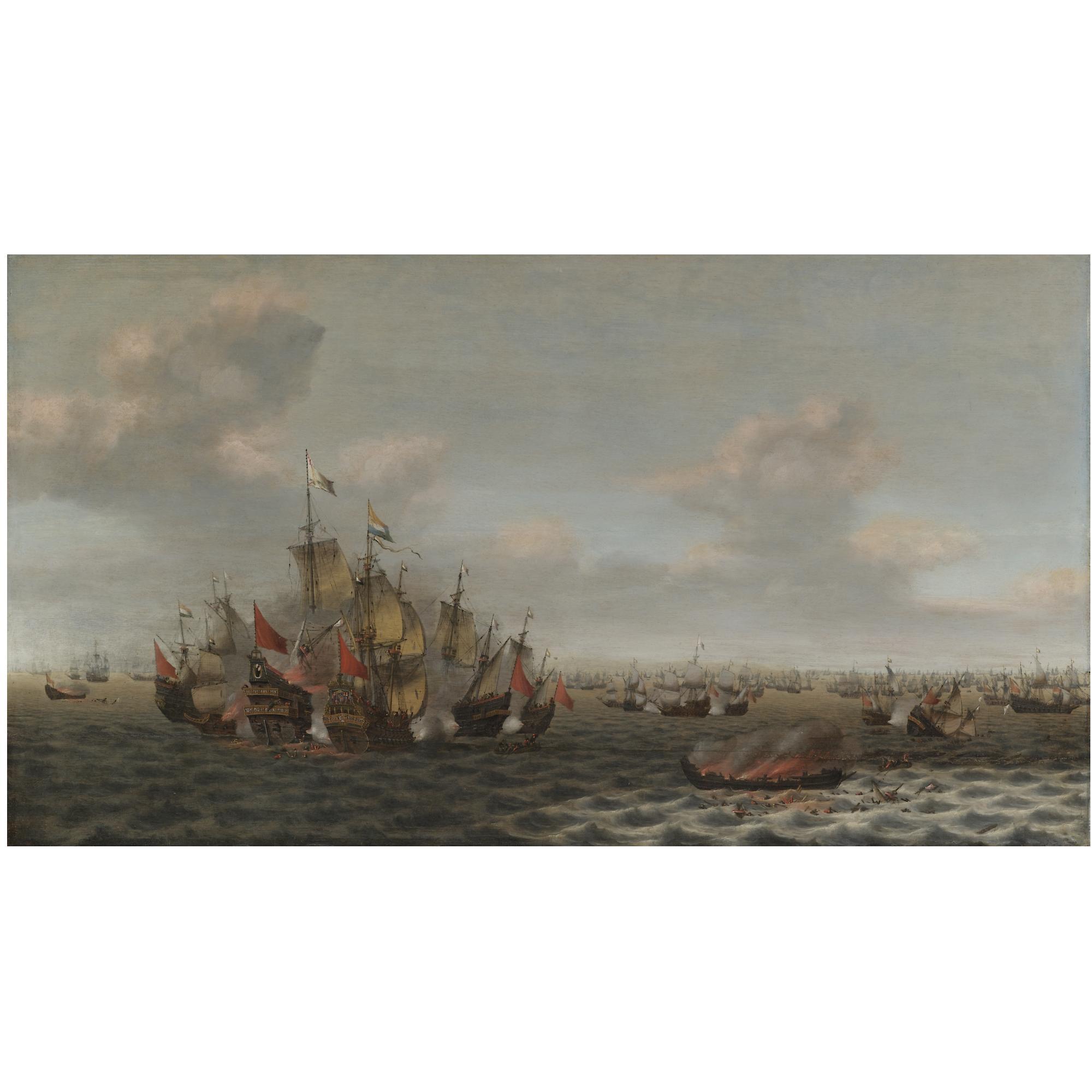 Pieter Cornelisz. Van Soest - The Battle Of The Downs