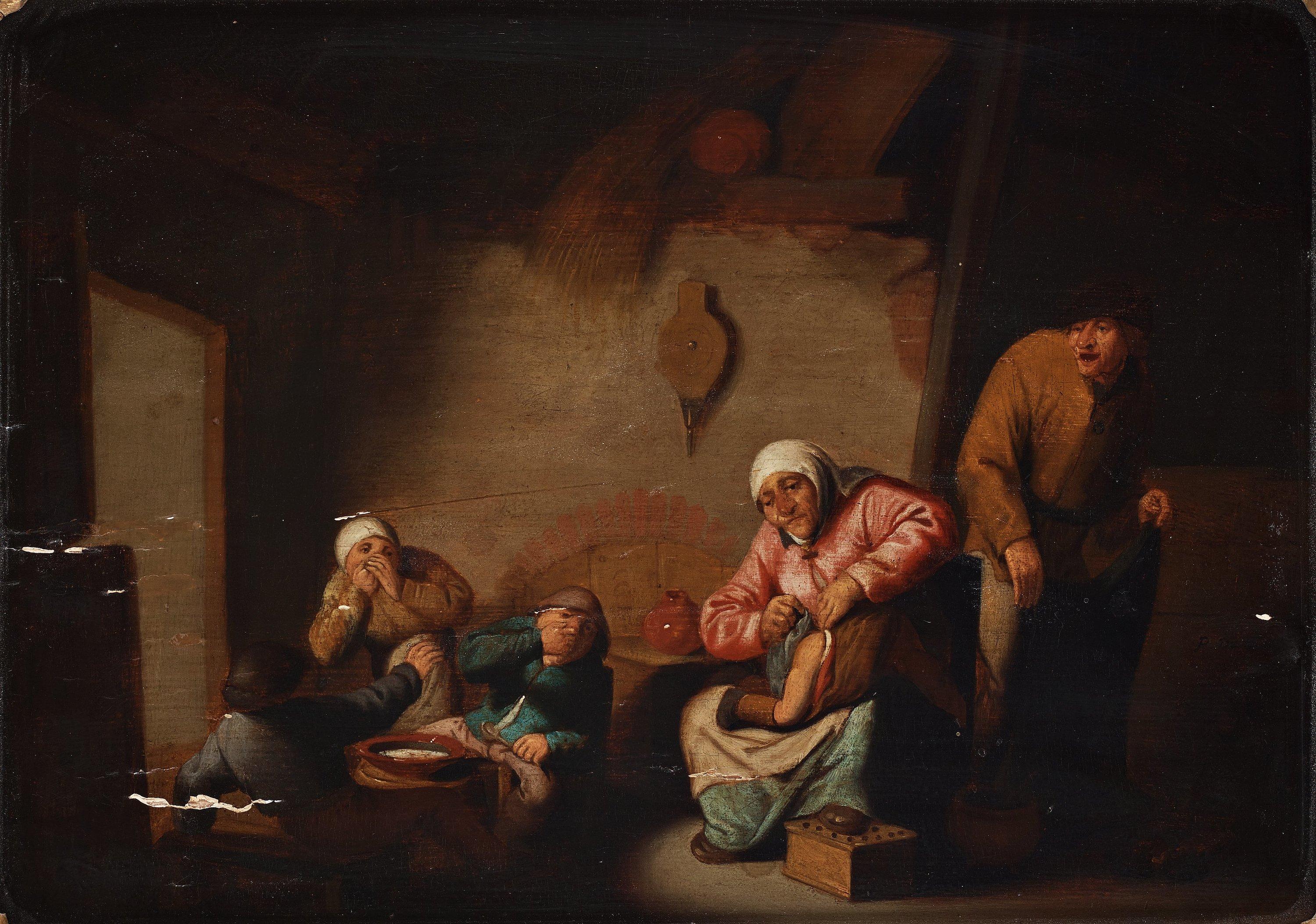 Pieter de Bloot - The diaper change