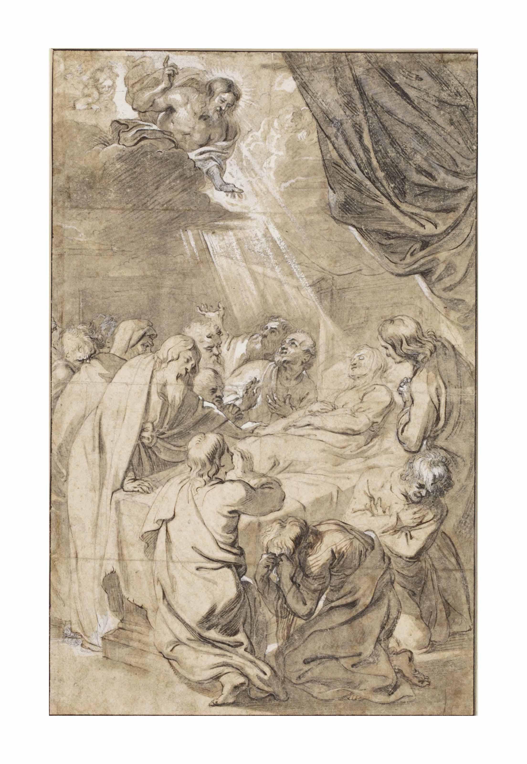 Pieter De Jode The Elder - The Death of the Virgin