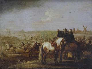 Pieter De Molijn - The Battle of Lekkerbeetje at Vught, 5 February 1600