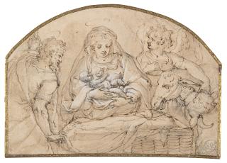 Pieter De Witte - The holy family