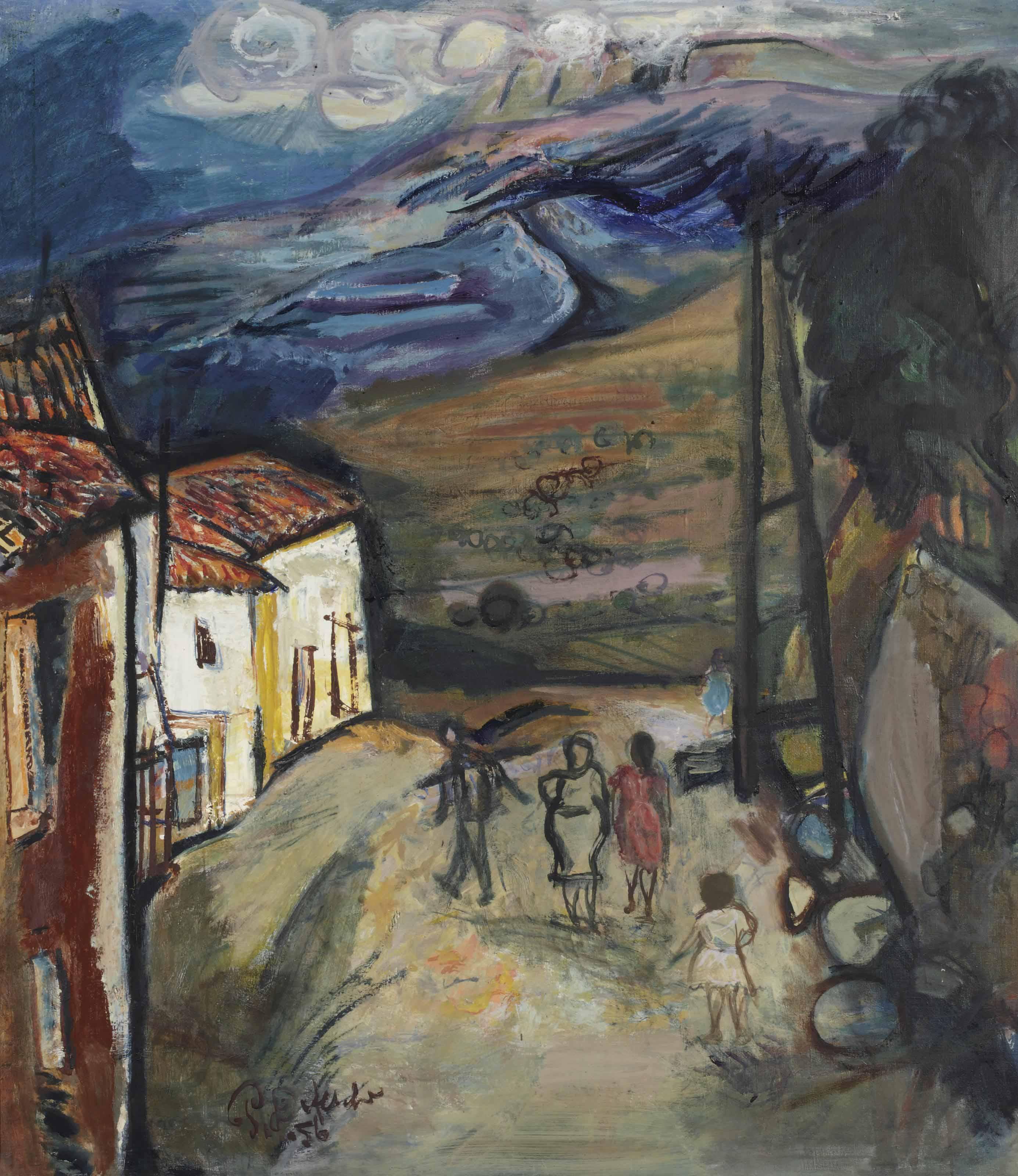 Pieter Defesche - Landschap in de Levanten