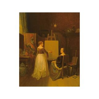 Pieter Geraard Sjamaar - Elegant Ladies In The Artist Studio