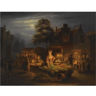 Pieter Geraard Sjamaar - The Evening Market