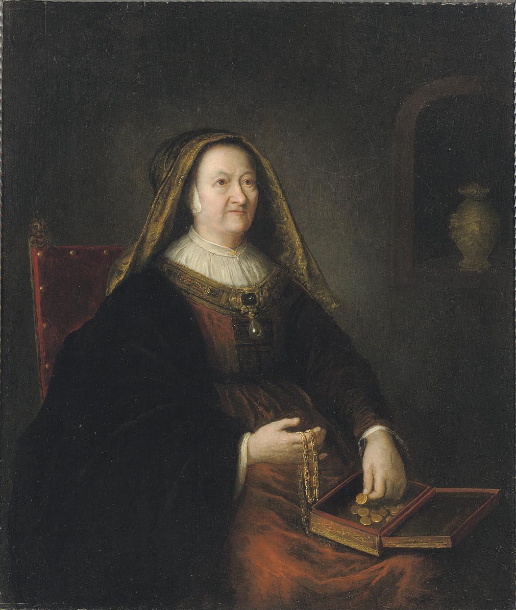 Pieter Hermansz. Verelst - An Allegory of Greed